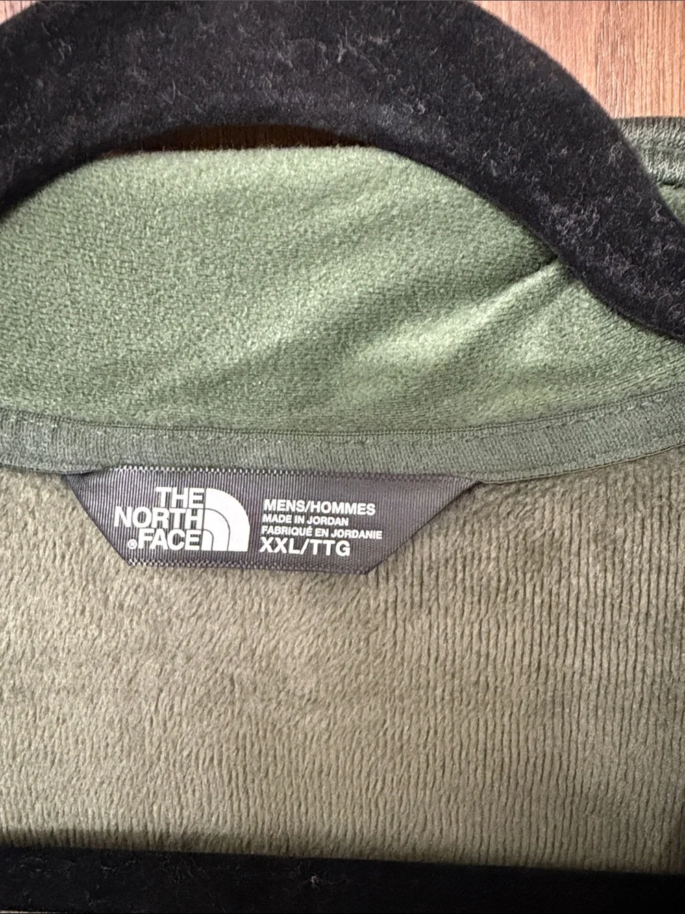 The North Face Men's Olive Green Lightweight Full-Zip Jacket